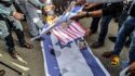 Israeli, US Flags Burned In Tehran After Israel Strikes Iranian Consulate